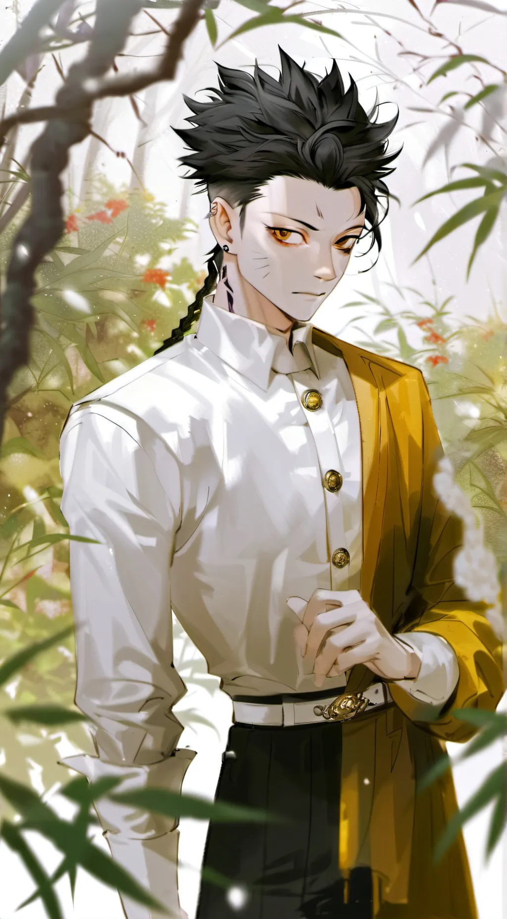 ai character: Genya Shinazugawa  background