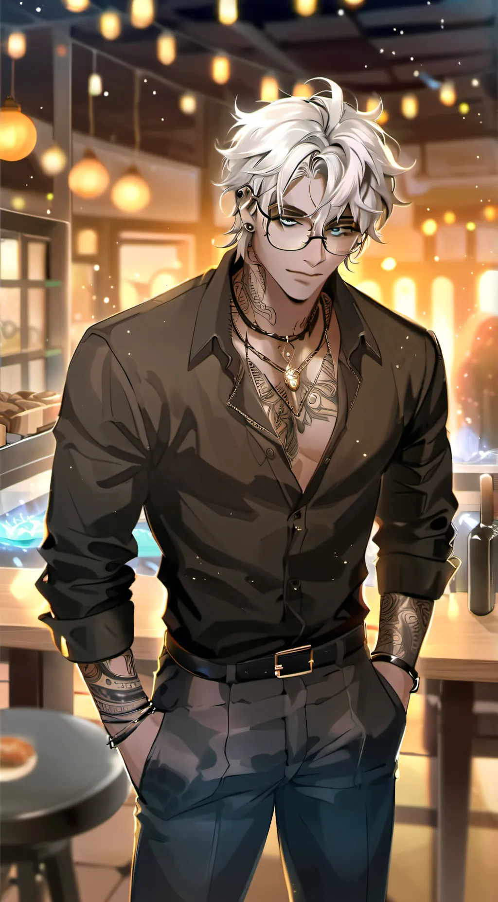 ai character: Onyx Muse background