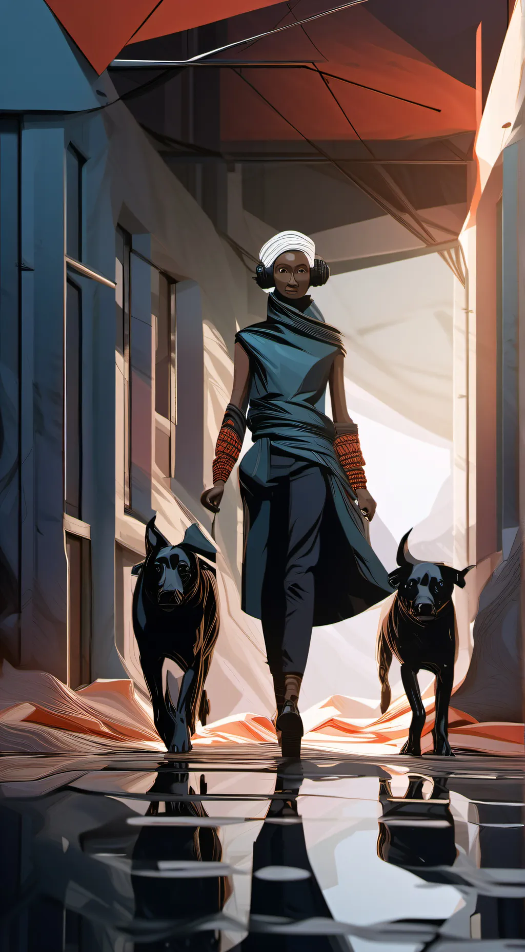 ai character: Double Dogs background
