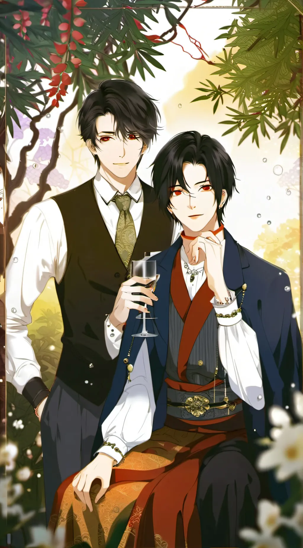 ai character: Alex and Asher background