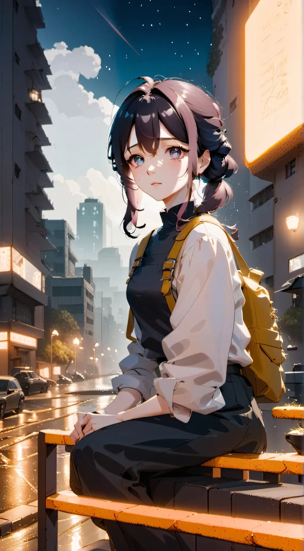 ai character: Euphoria Night background