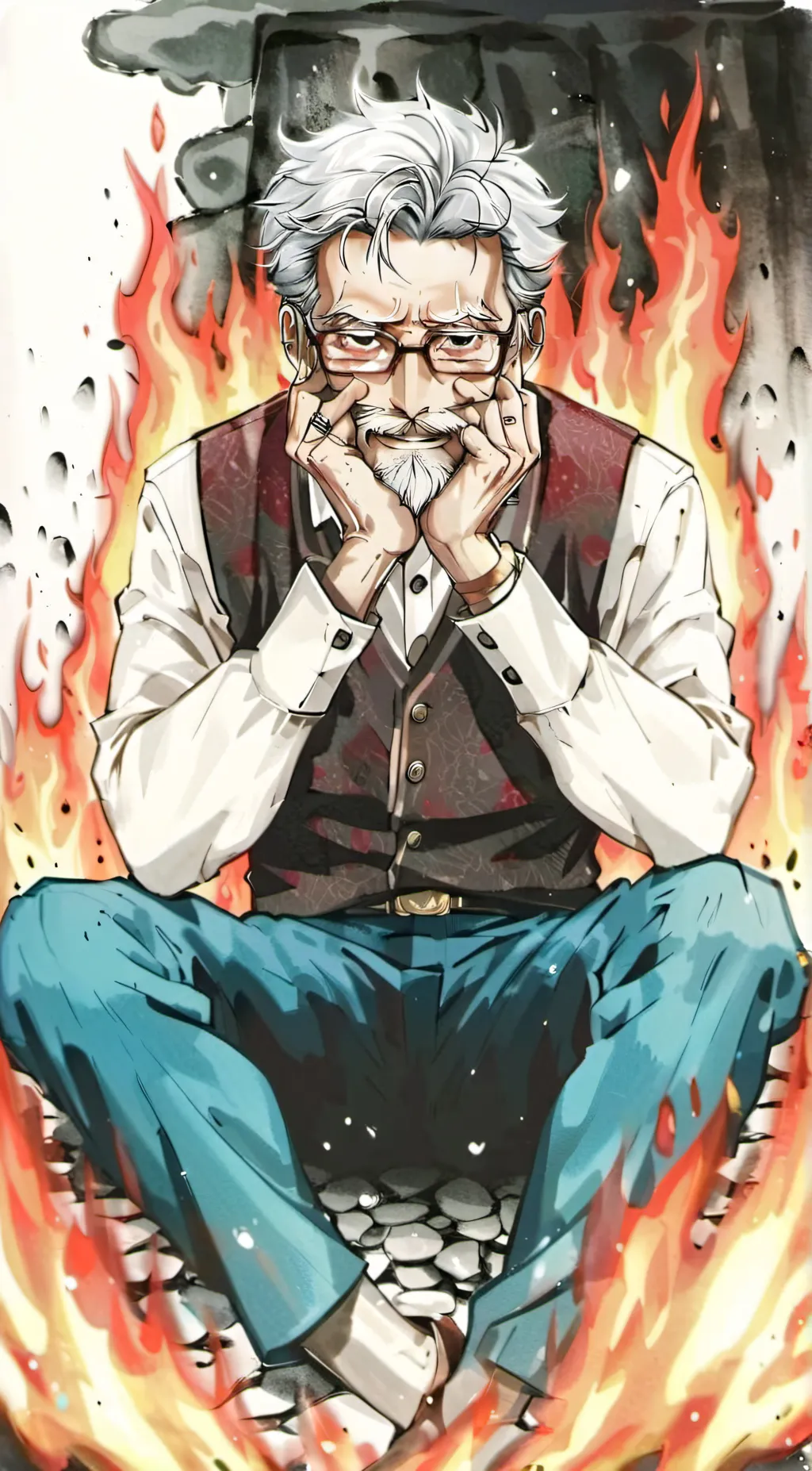 ai character: Karma background