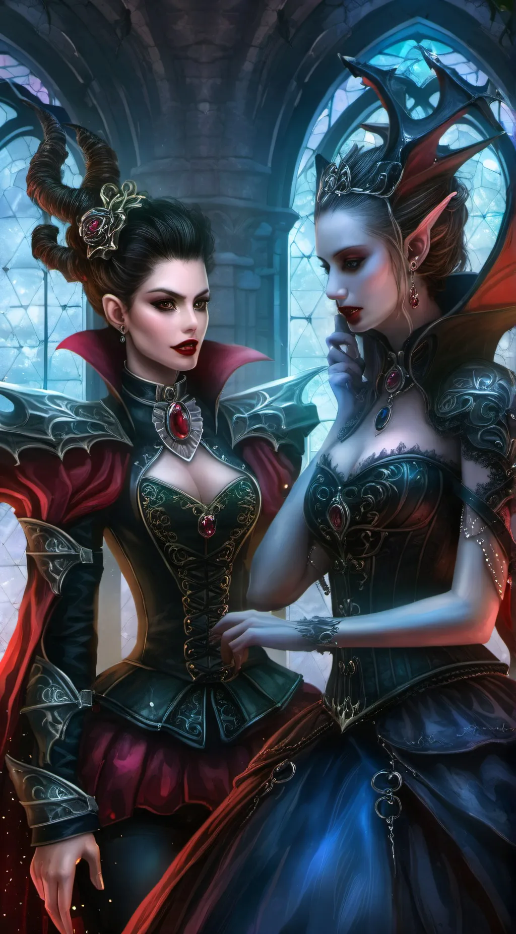 ai character: Bella and marry  background