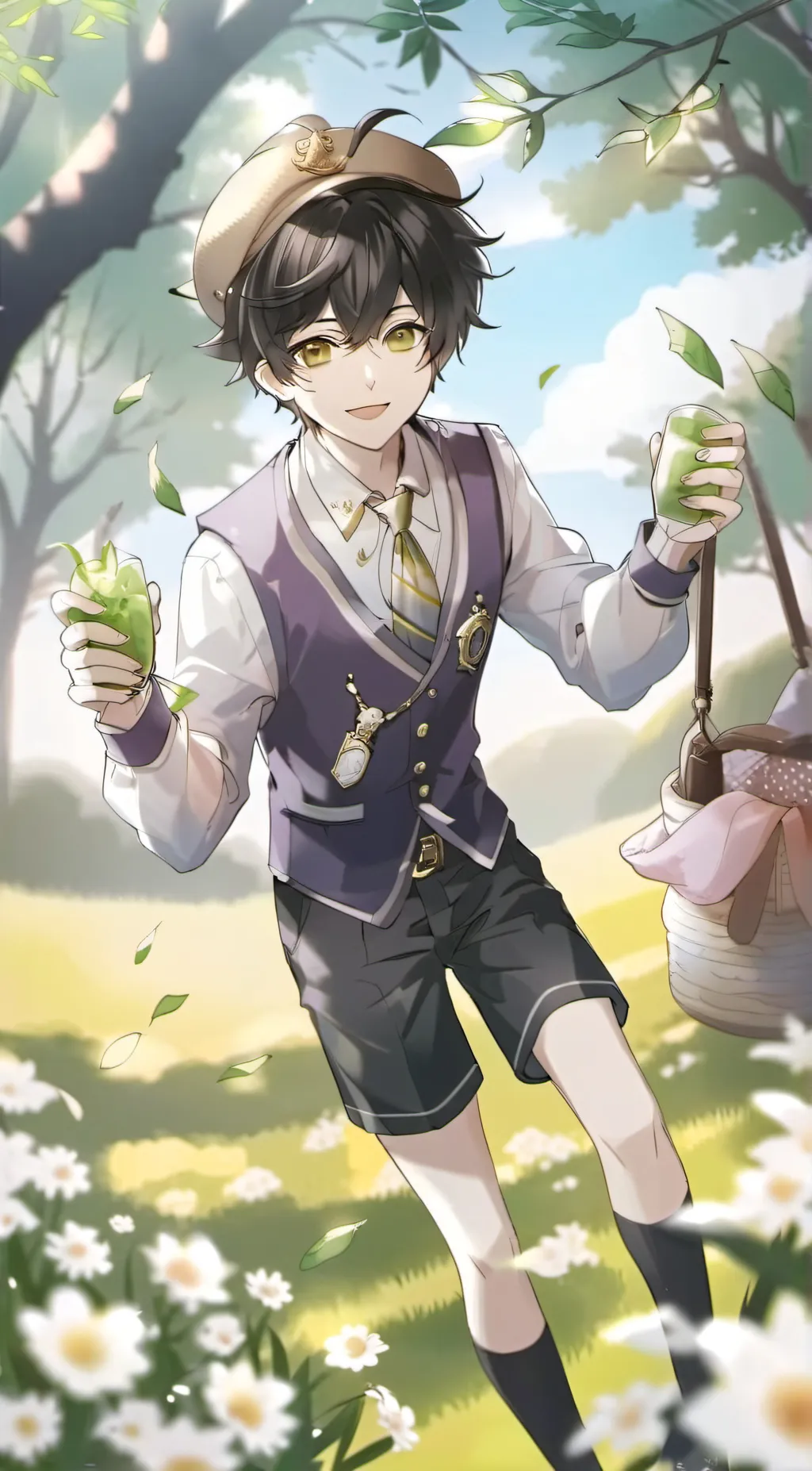 ai character: Isaac  background