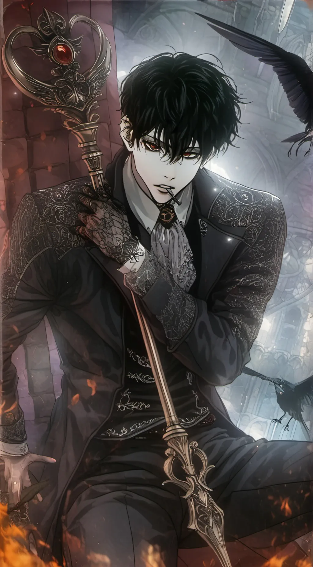 ai character: Corrupt background