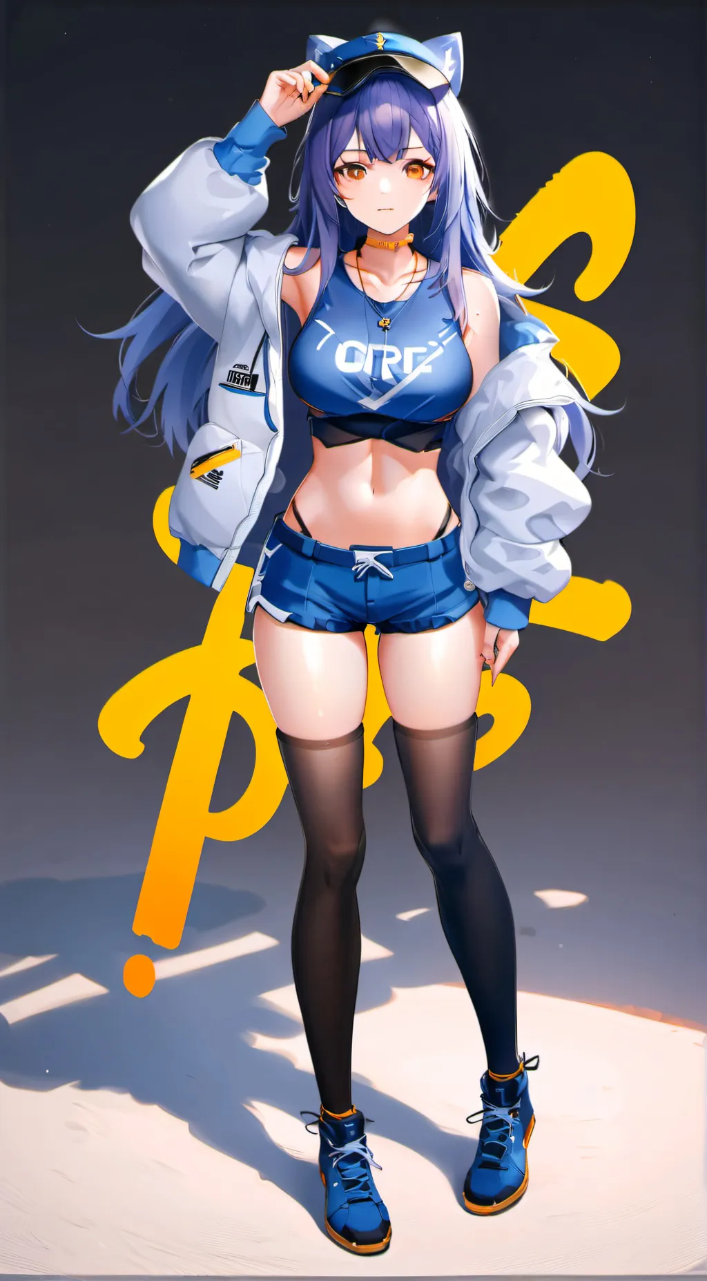ai character: Violetta(Cold) background