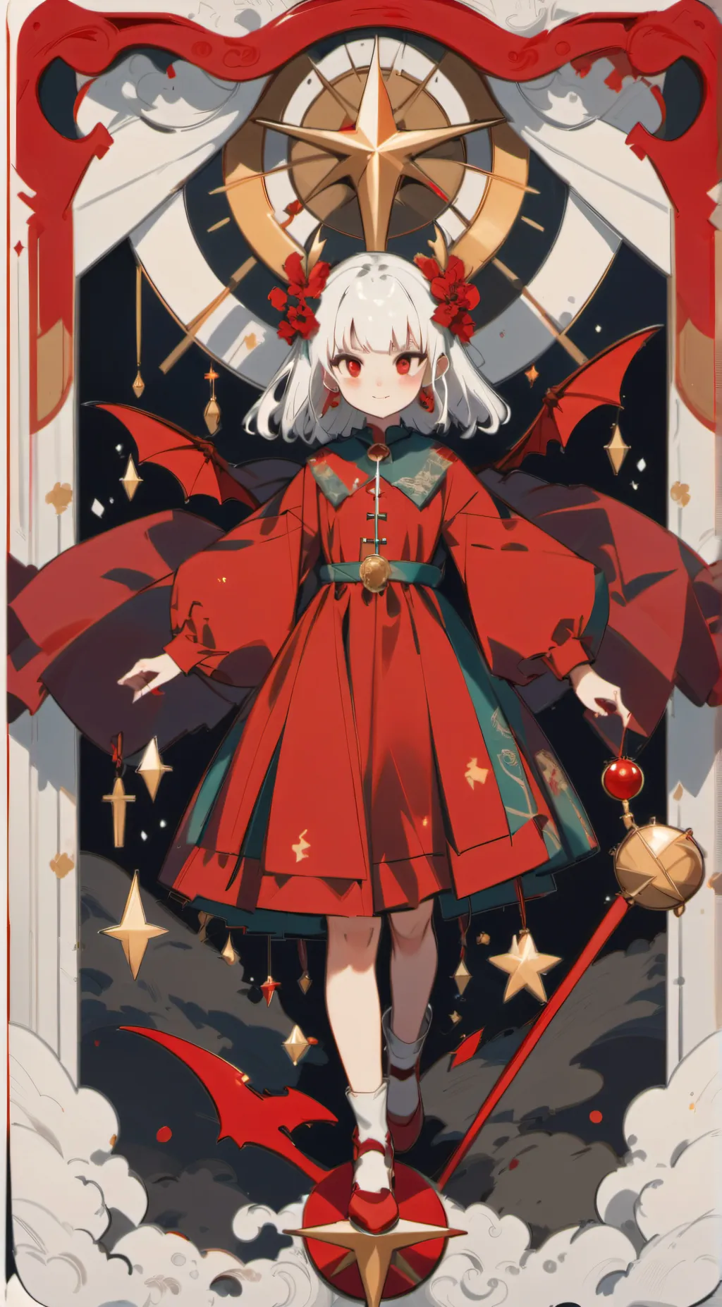 ai character: LUNA  background
