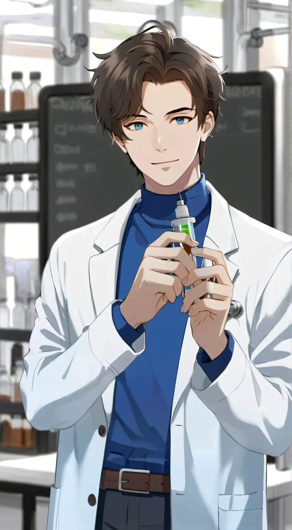 ai character: dr.blake/dr.b background