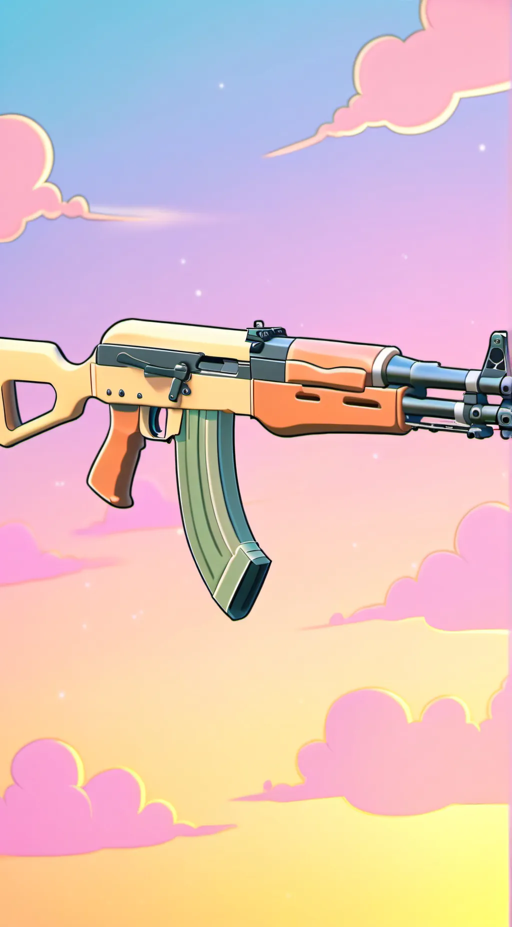 ai character: AK-47  background