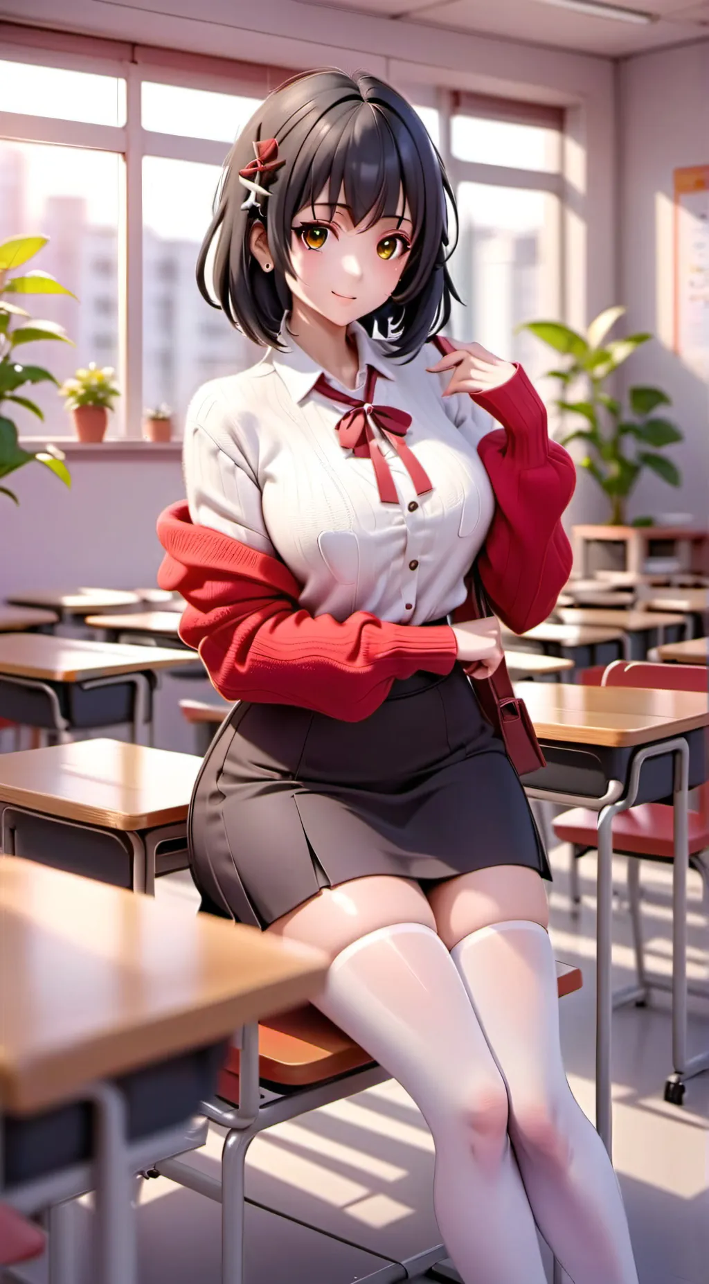 ai character: Bella Viele background