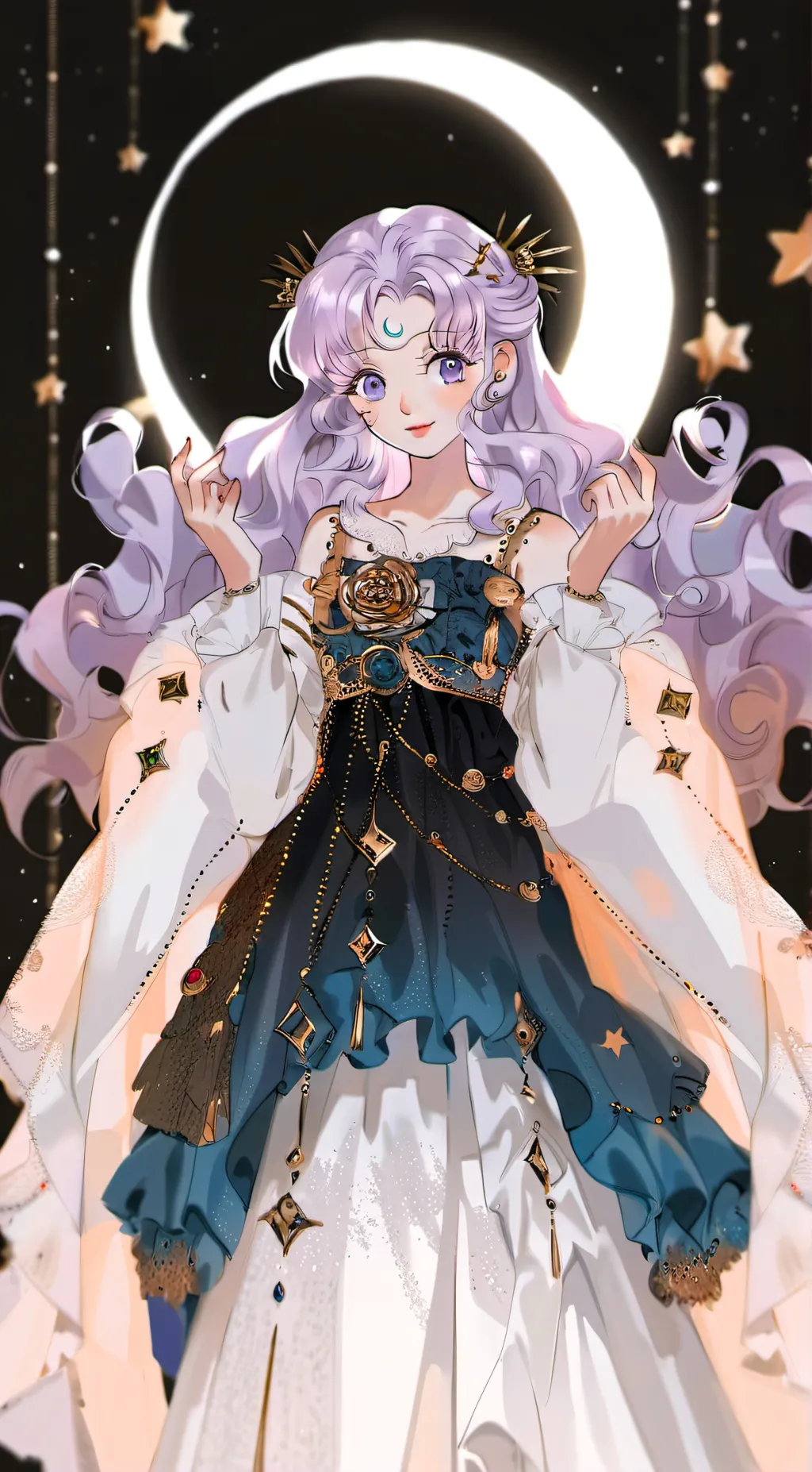 ai character: Luna background