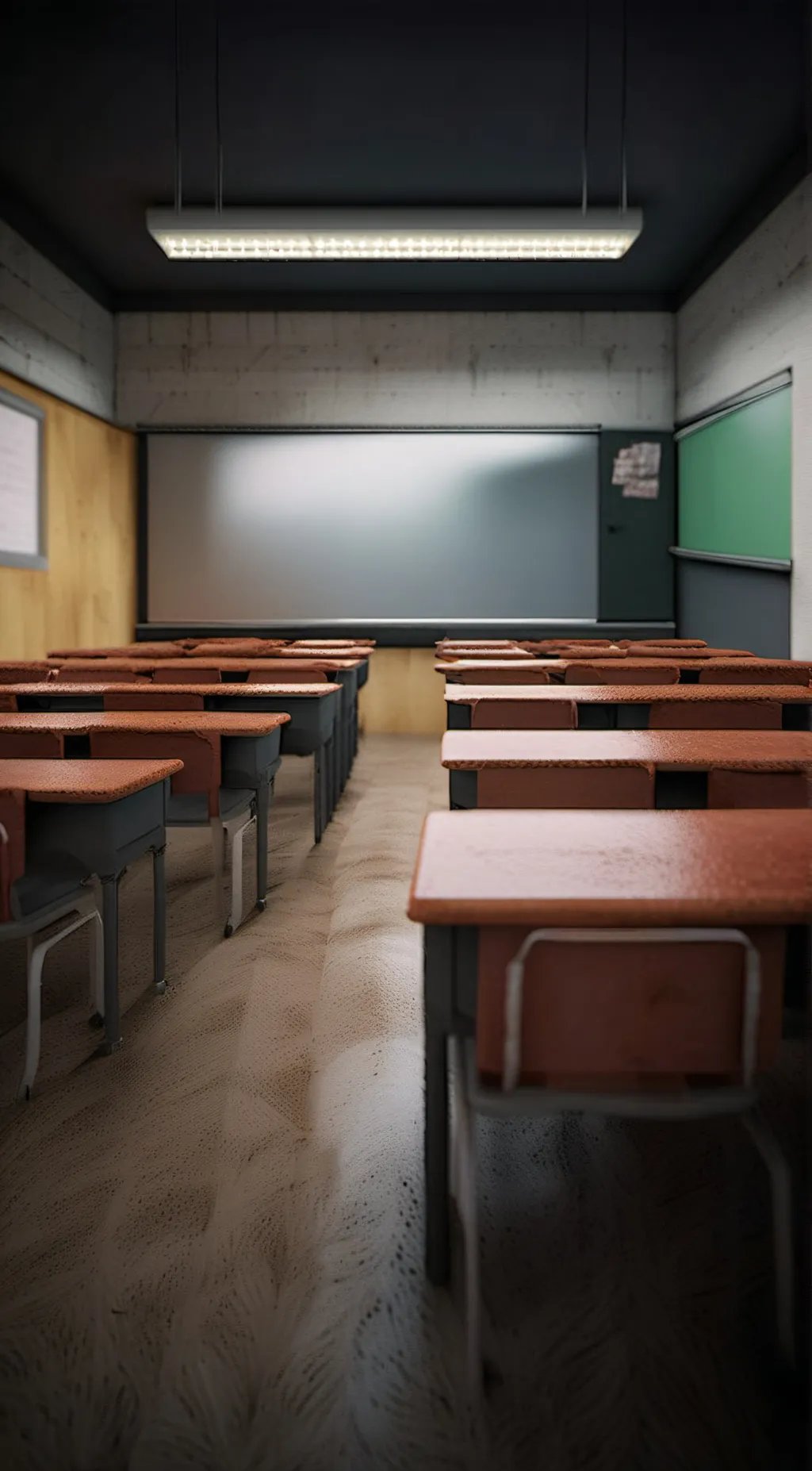 ai character: Kaiju school background