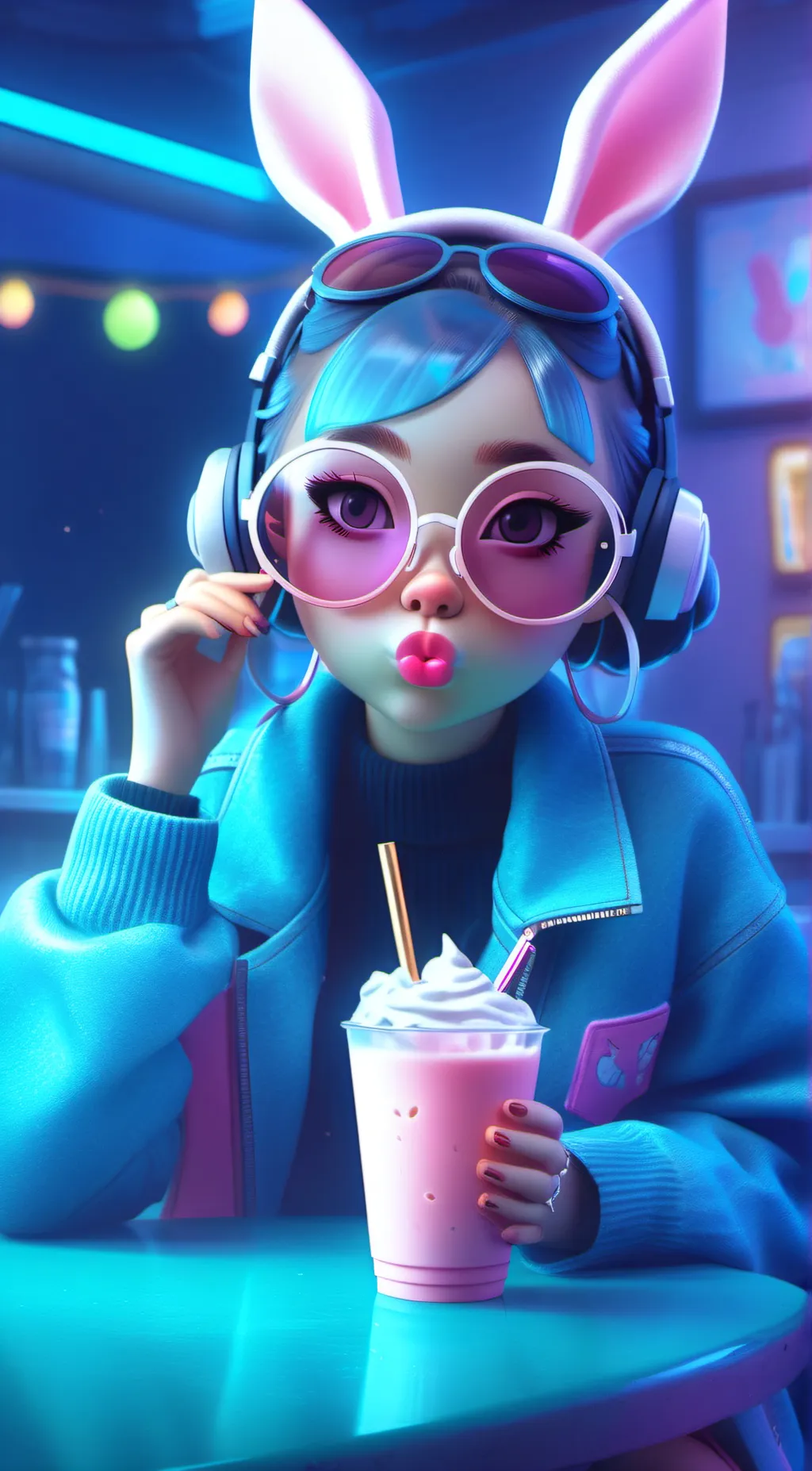 ai character: Mira background