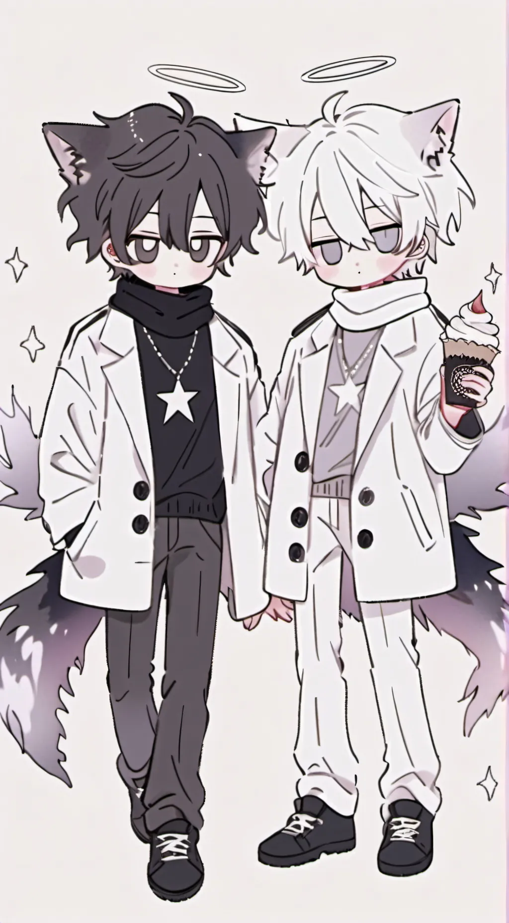 ai character: Leo and Zero background