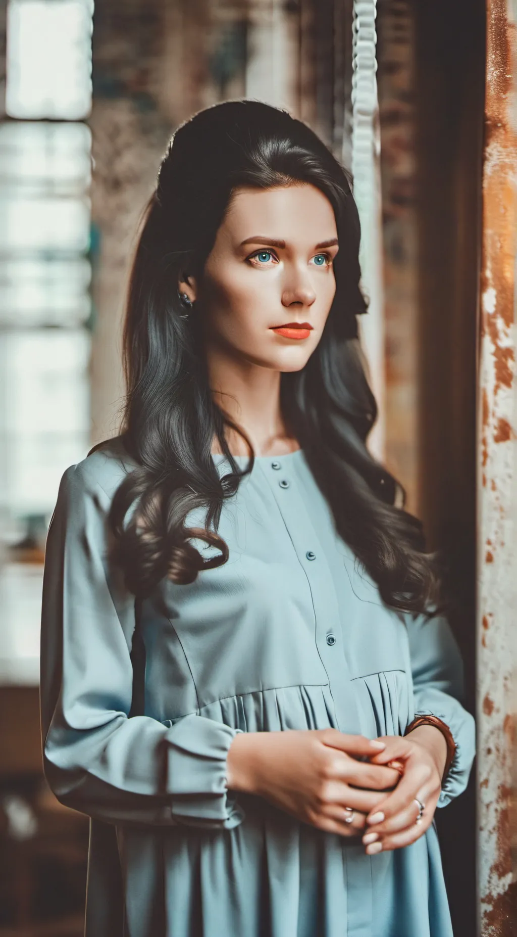 ai character: pregnant  background