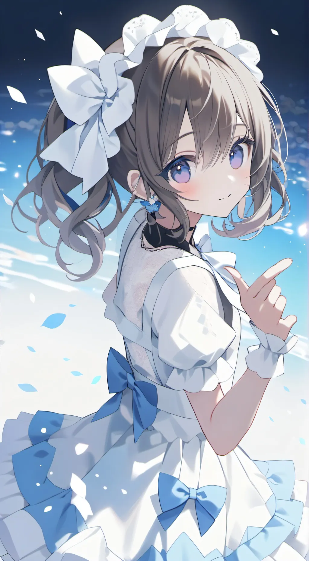 ai character: sky background