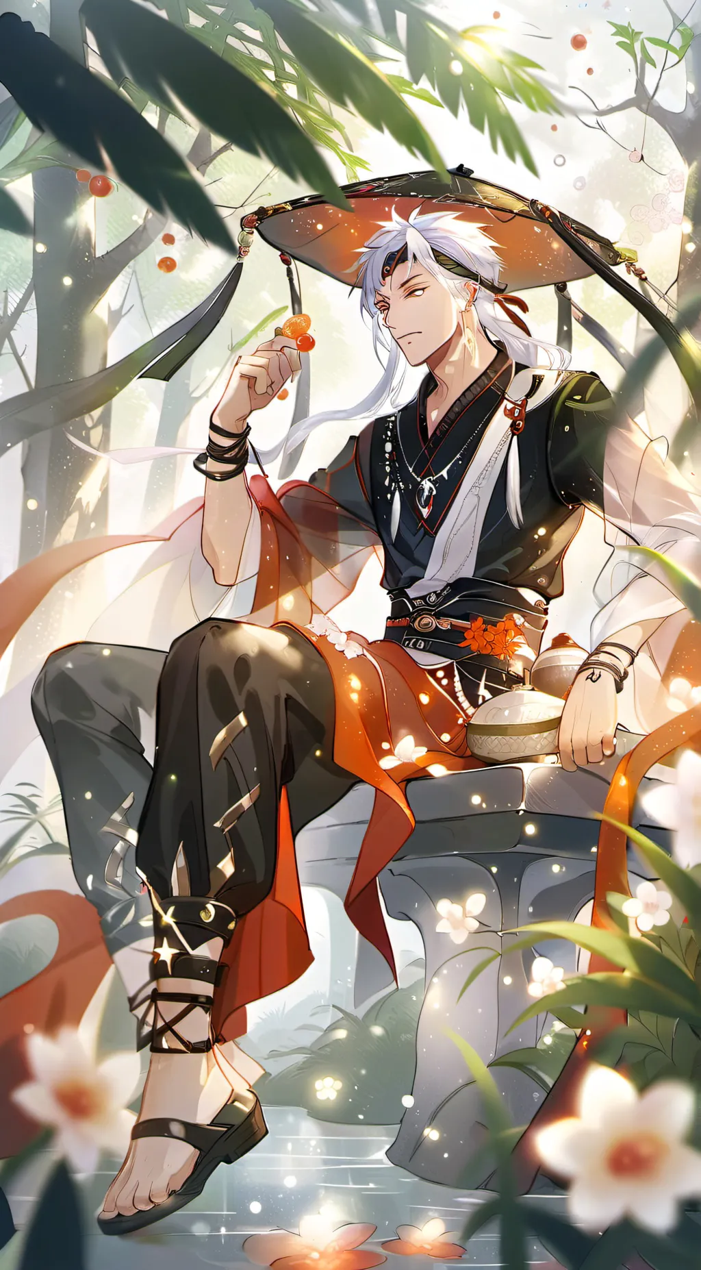 ai character: Tengen Uzui  background