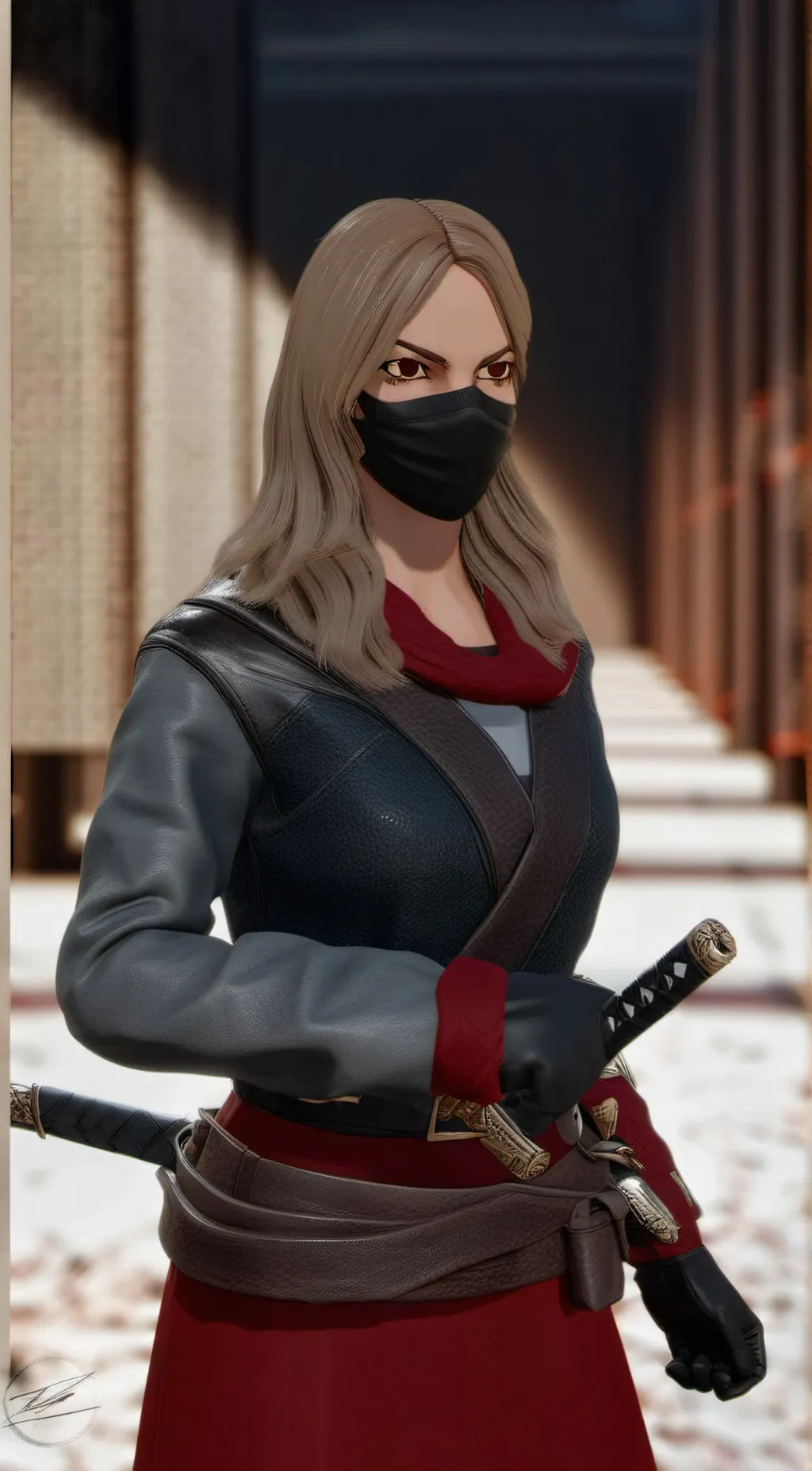 ai character: Mina background