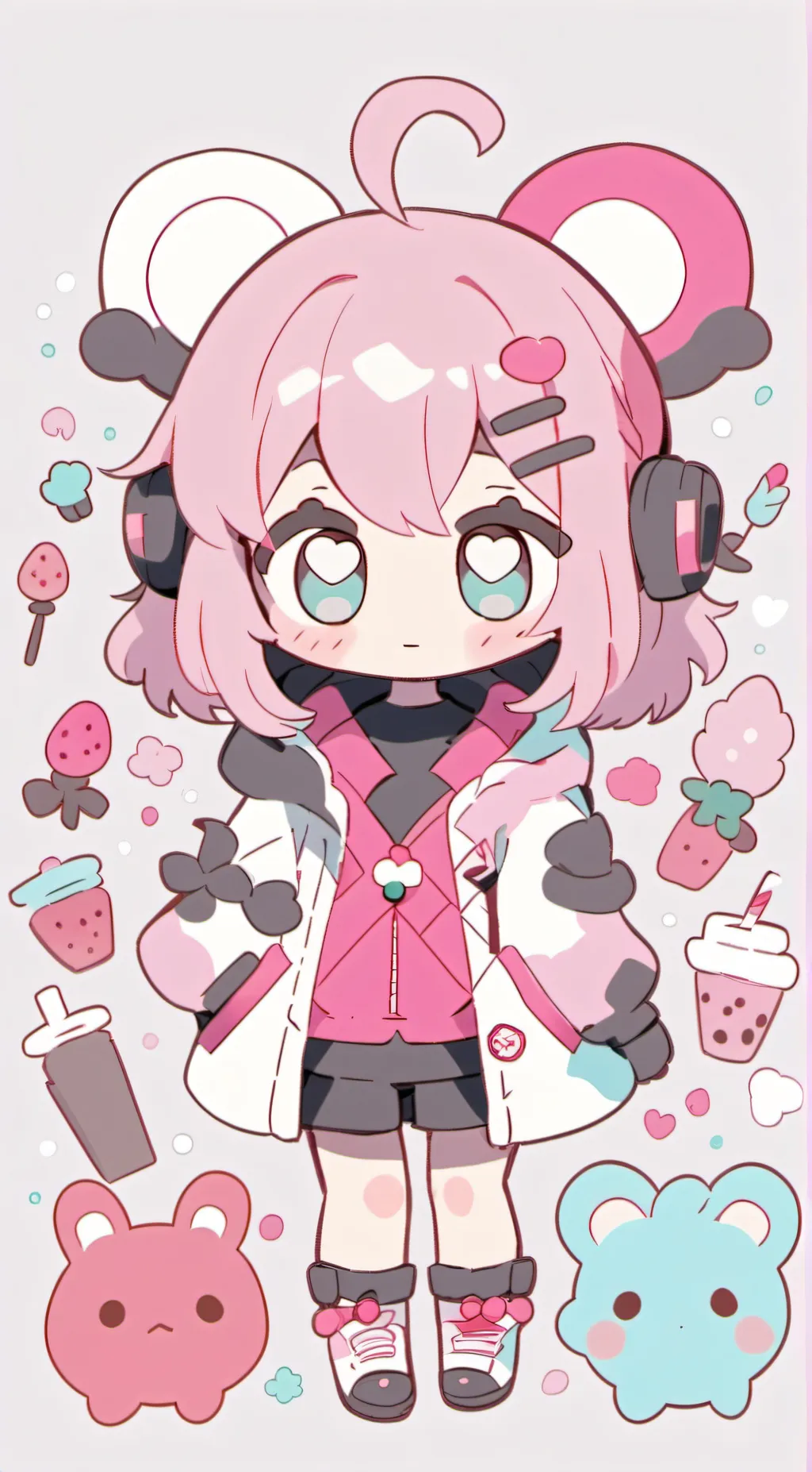 ai character: Alexa Chung background
