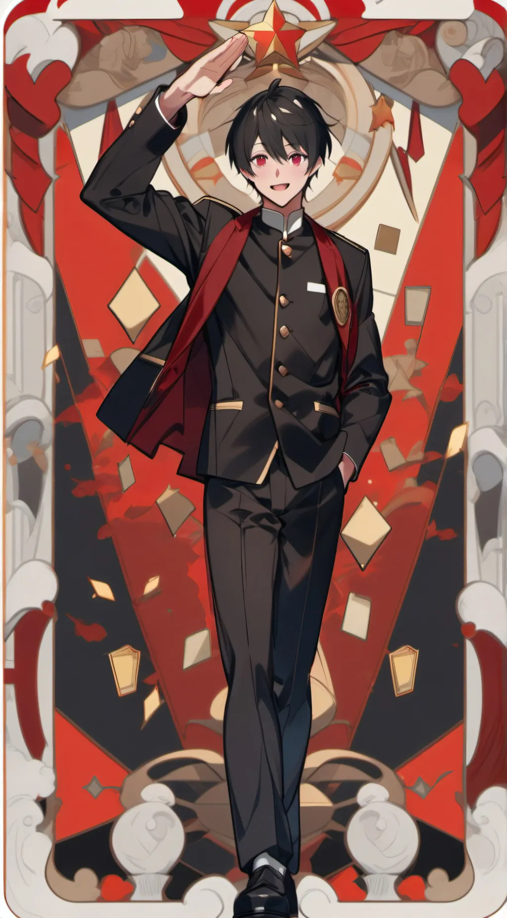 ai character: Taro Yamada background