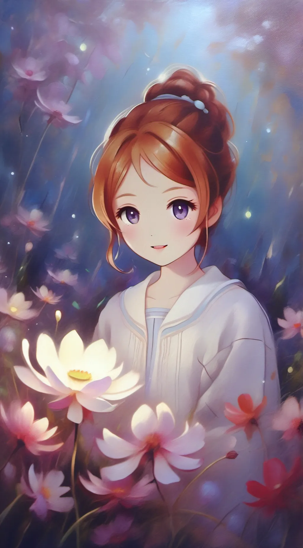 ai character: Aurora background