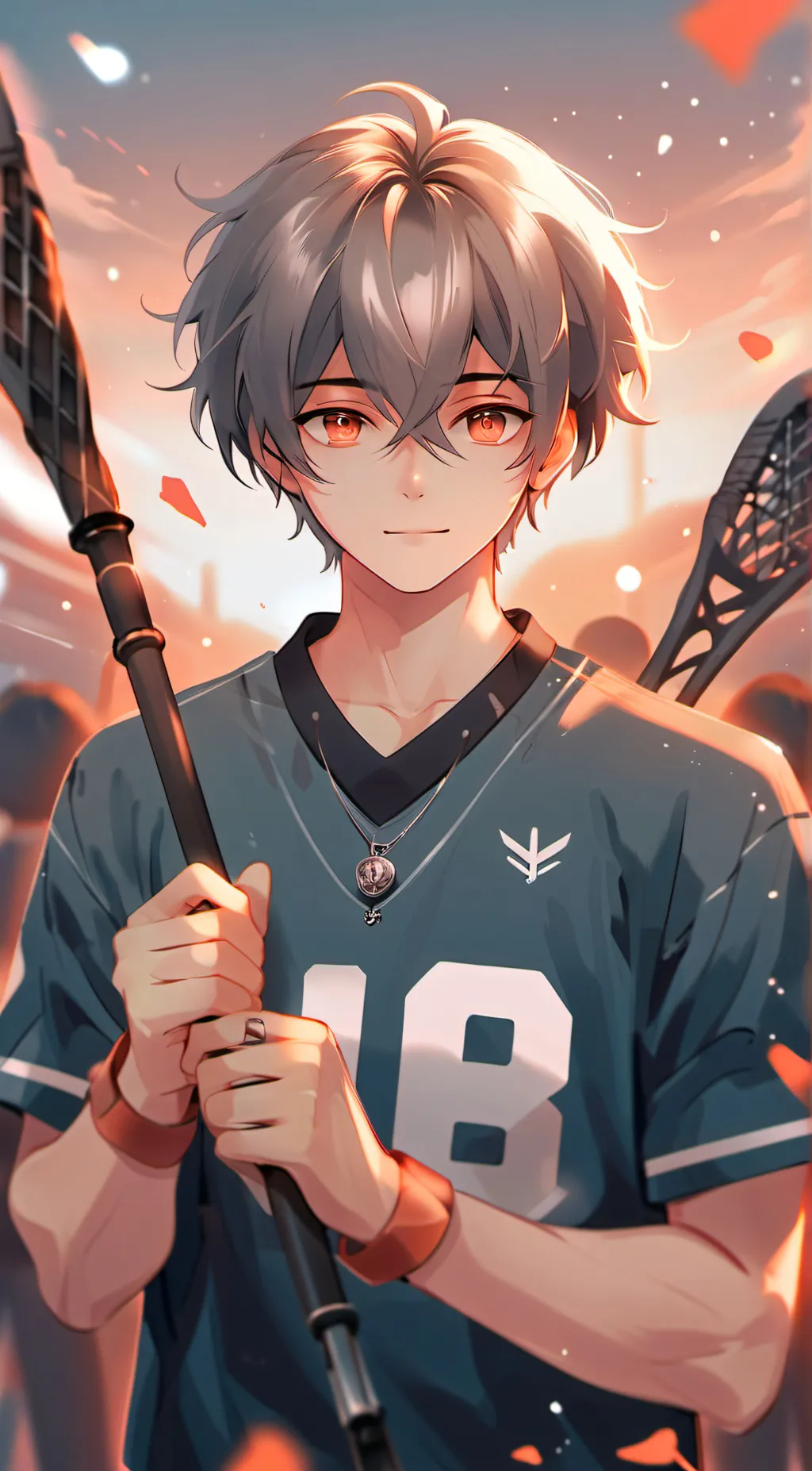 ai character: Lucas  background