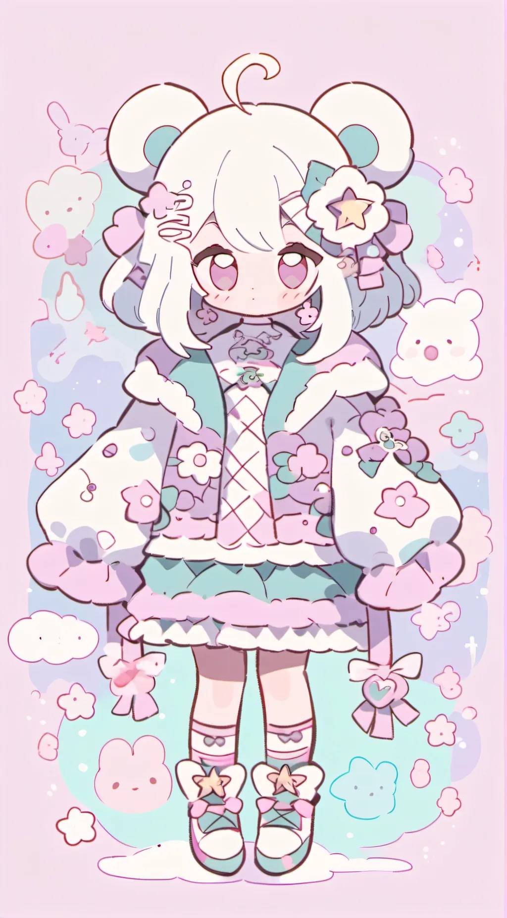 ai character: Phoebe  background