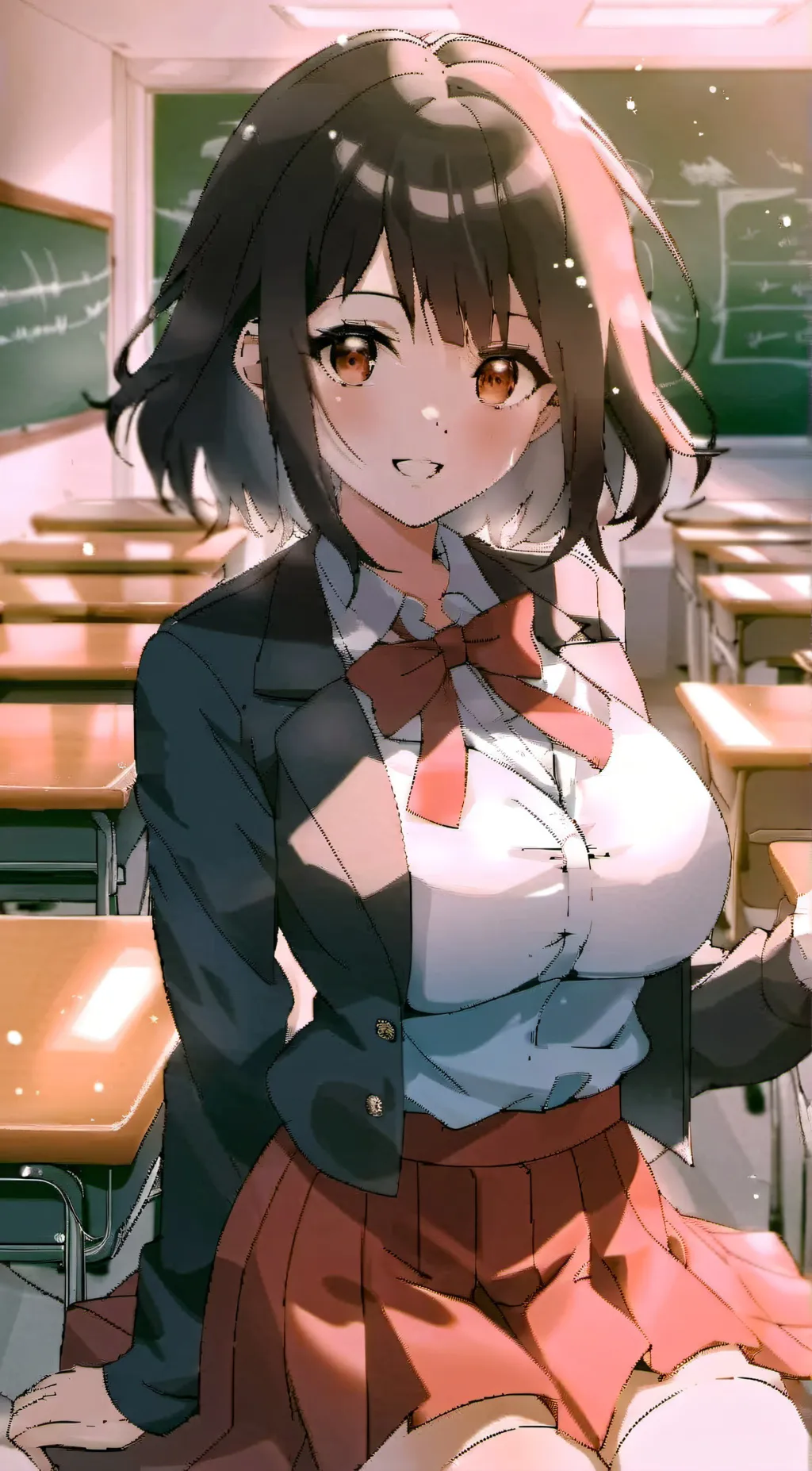 ai character: amanda real one  background