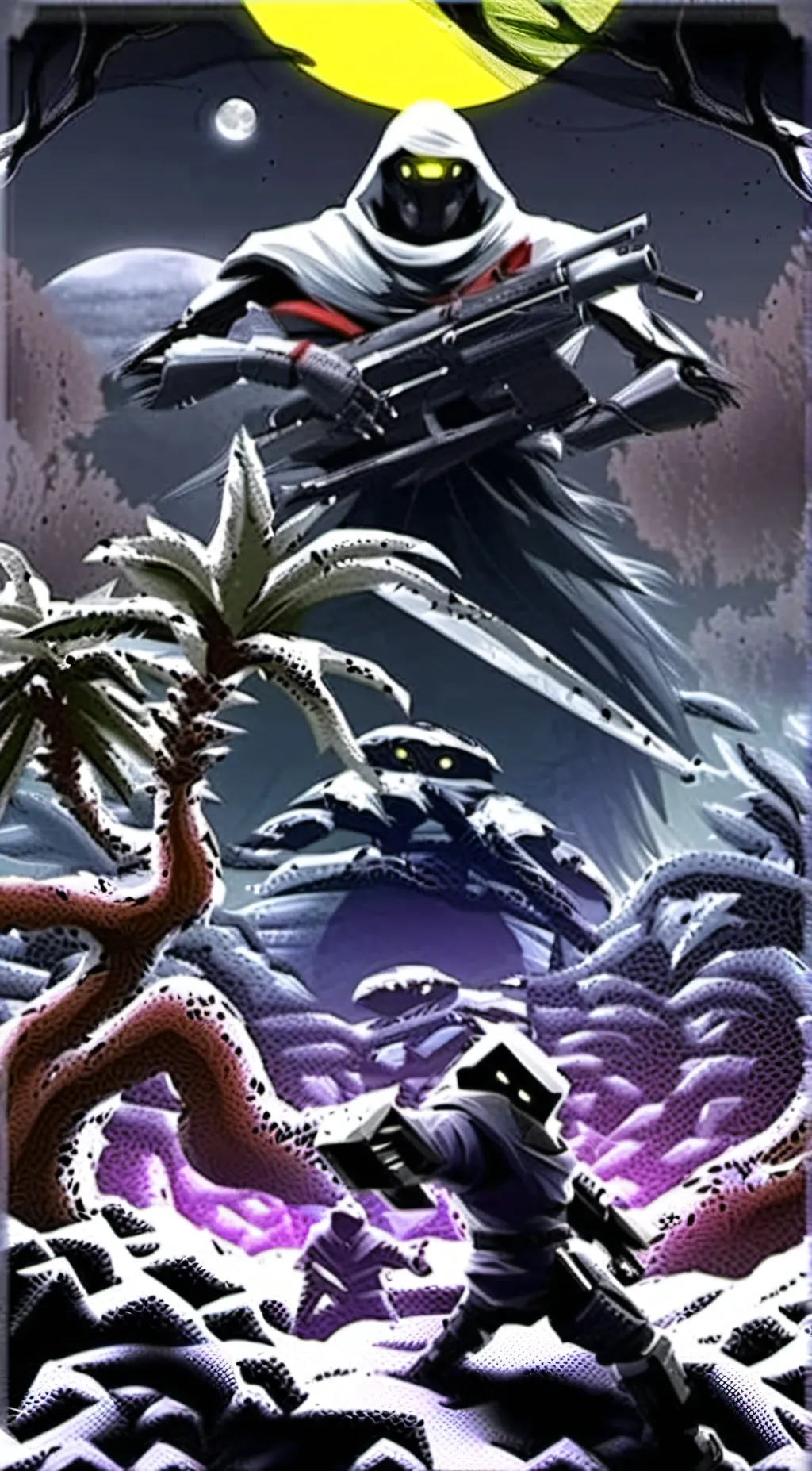 ai character: murder drones  background