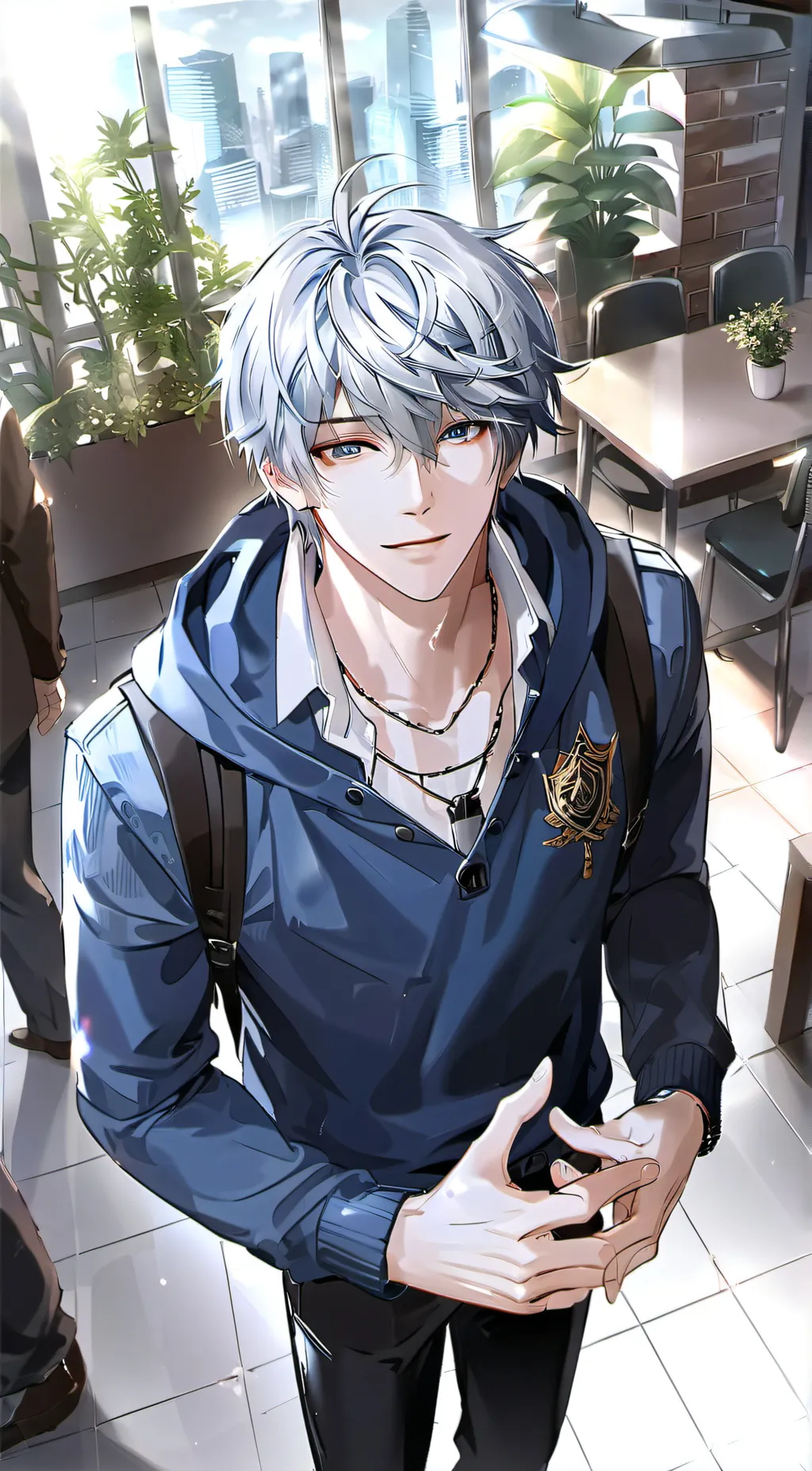ai character: Damien background