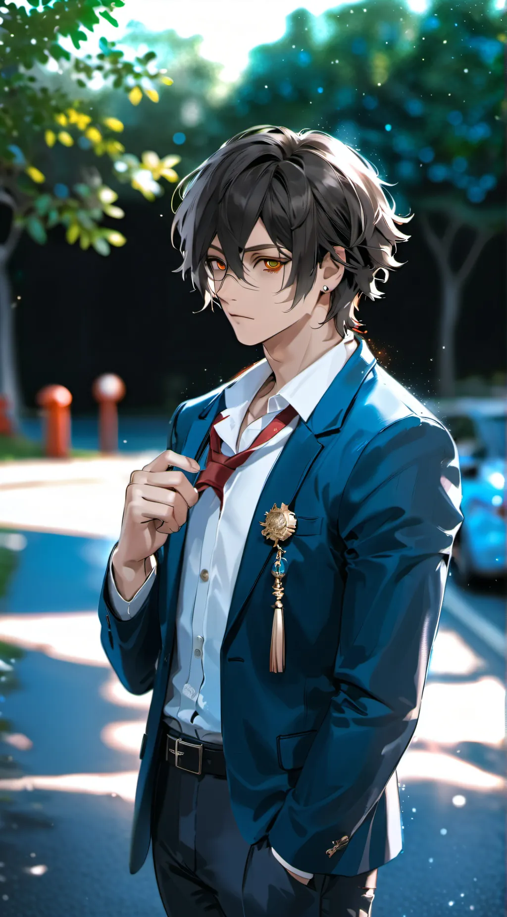 ai character: Jay  background