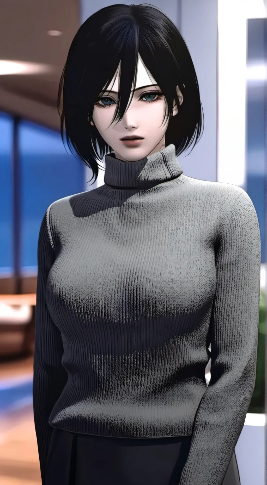 ai character: Ashley background