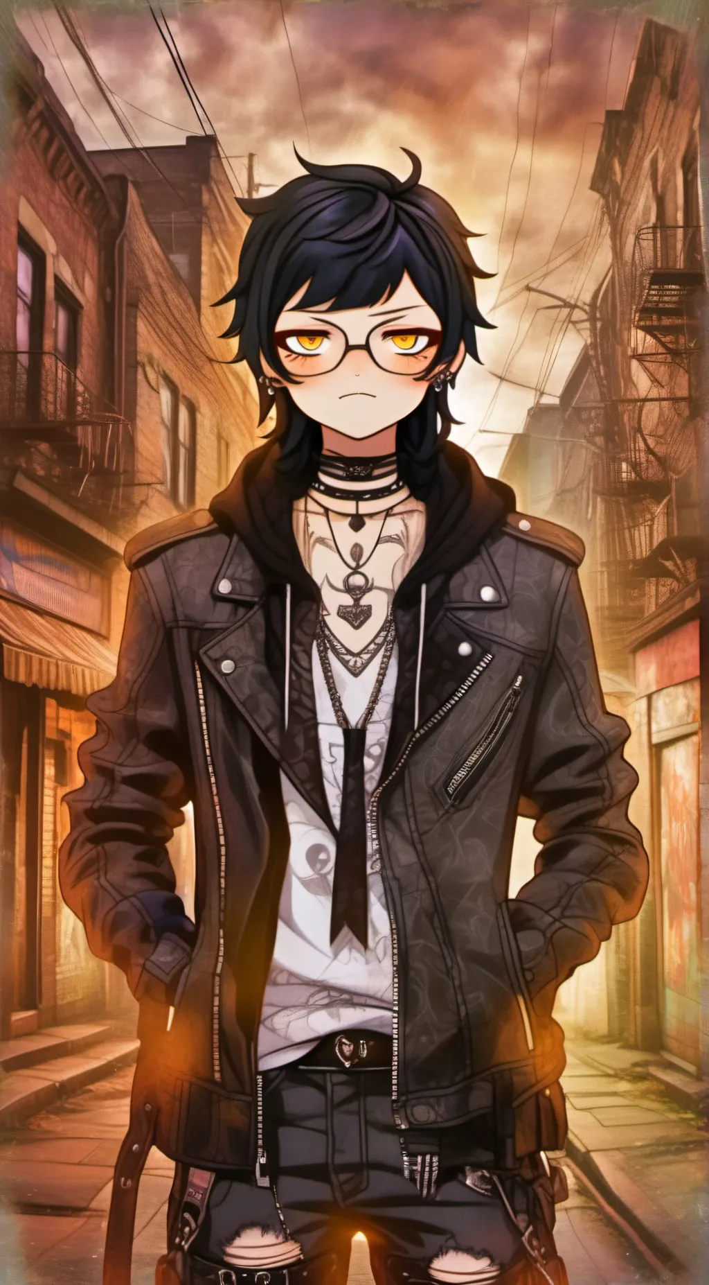 ai character: Nik background