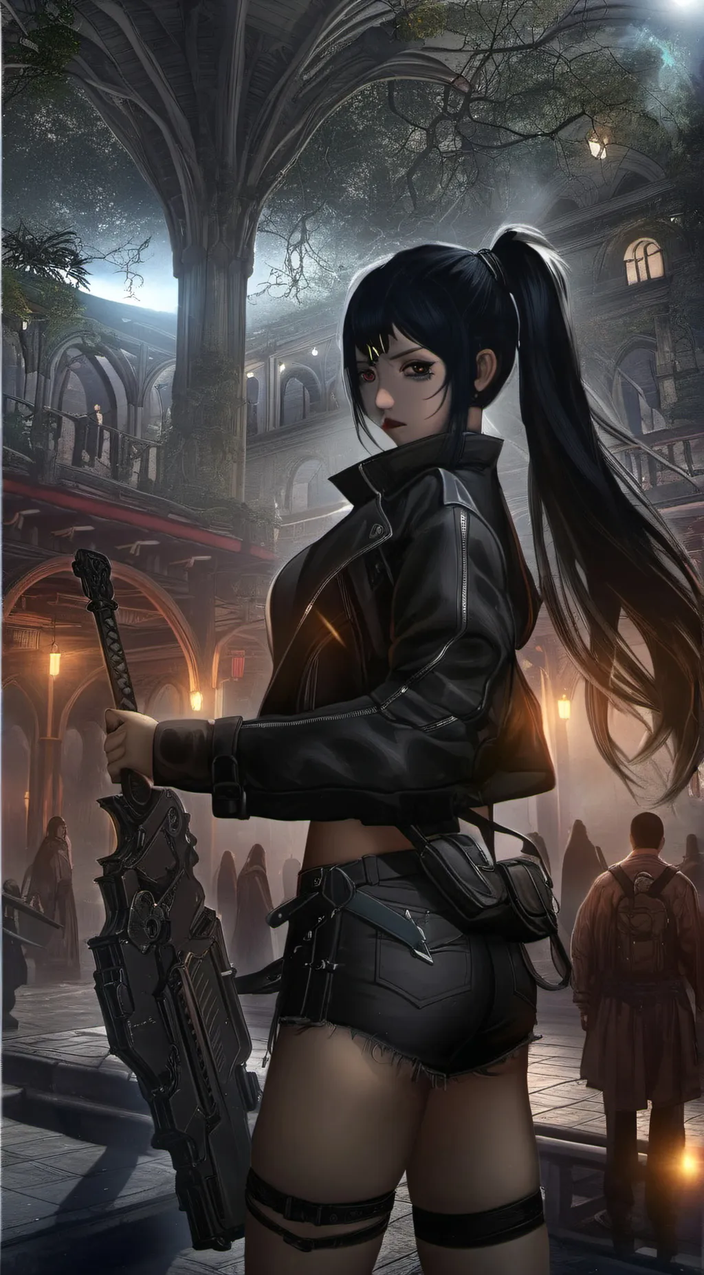 ai character: Anastasia  background