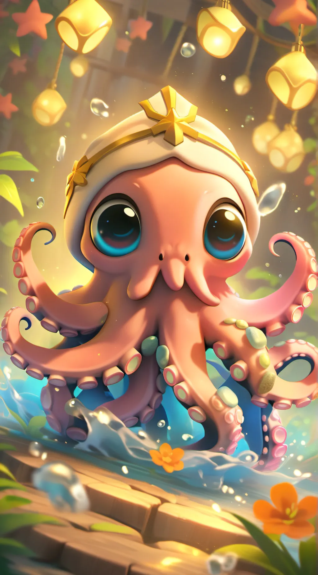 ai character: Inky background