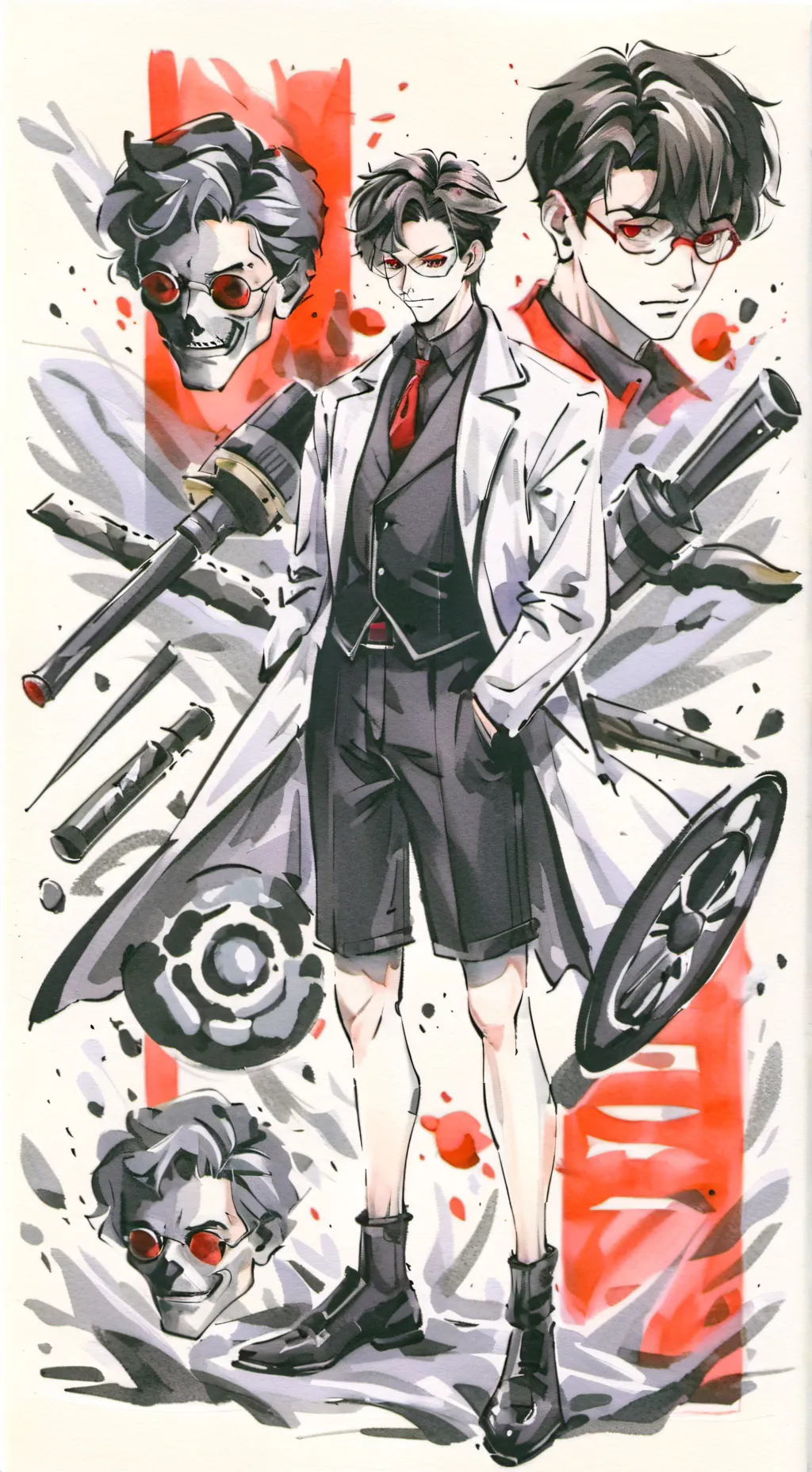 ai character: Mean scientist background