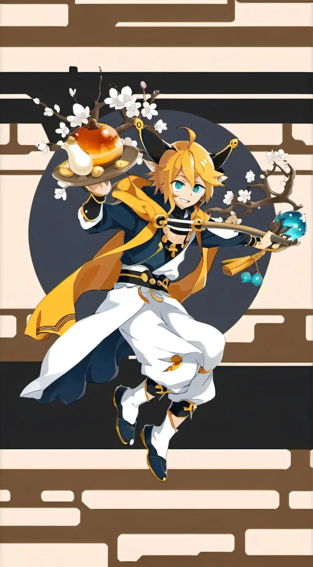 ai character: 凹凸世界 background