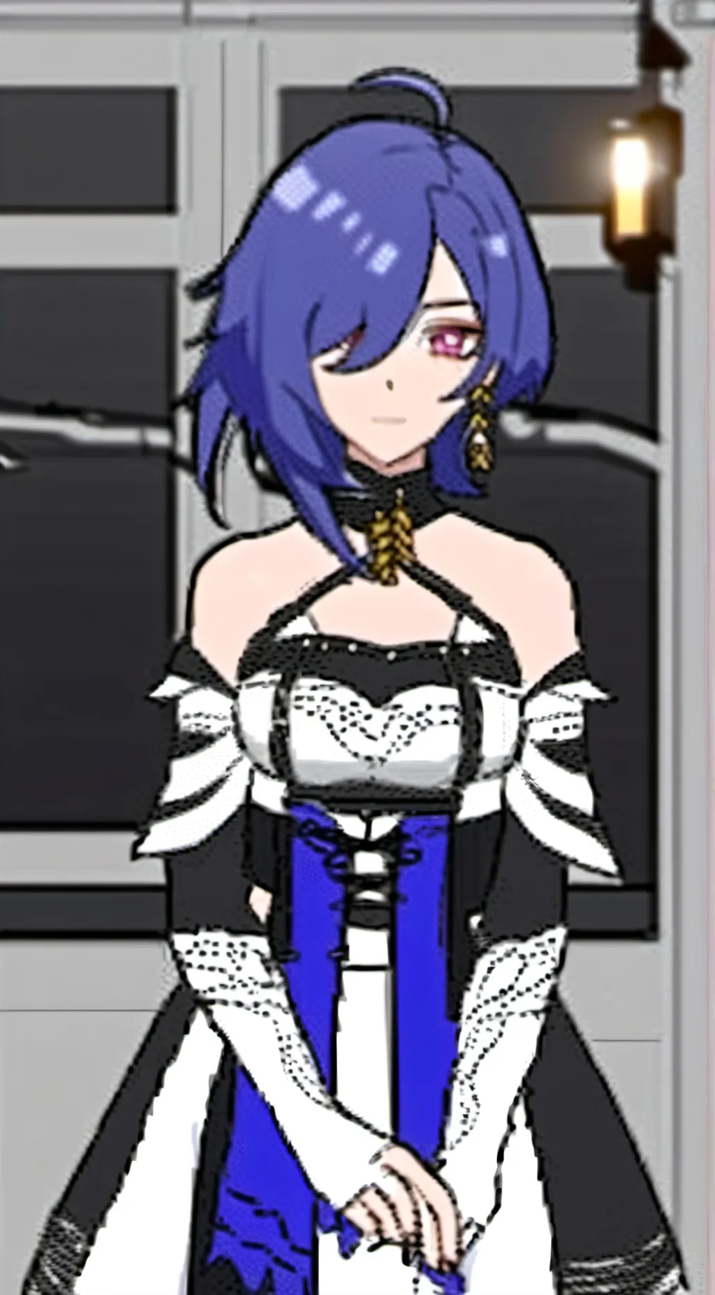 ai character: 黄泉 background