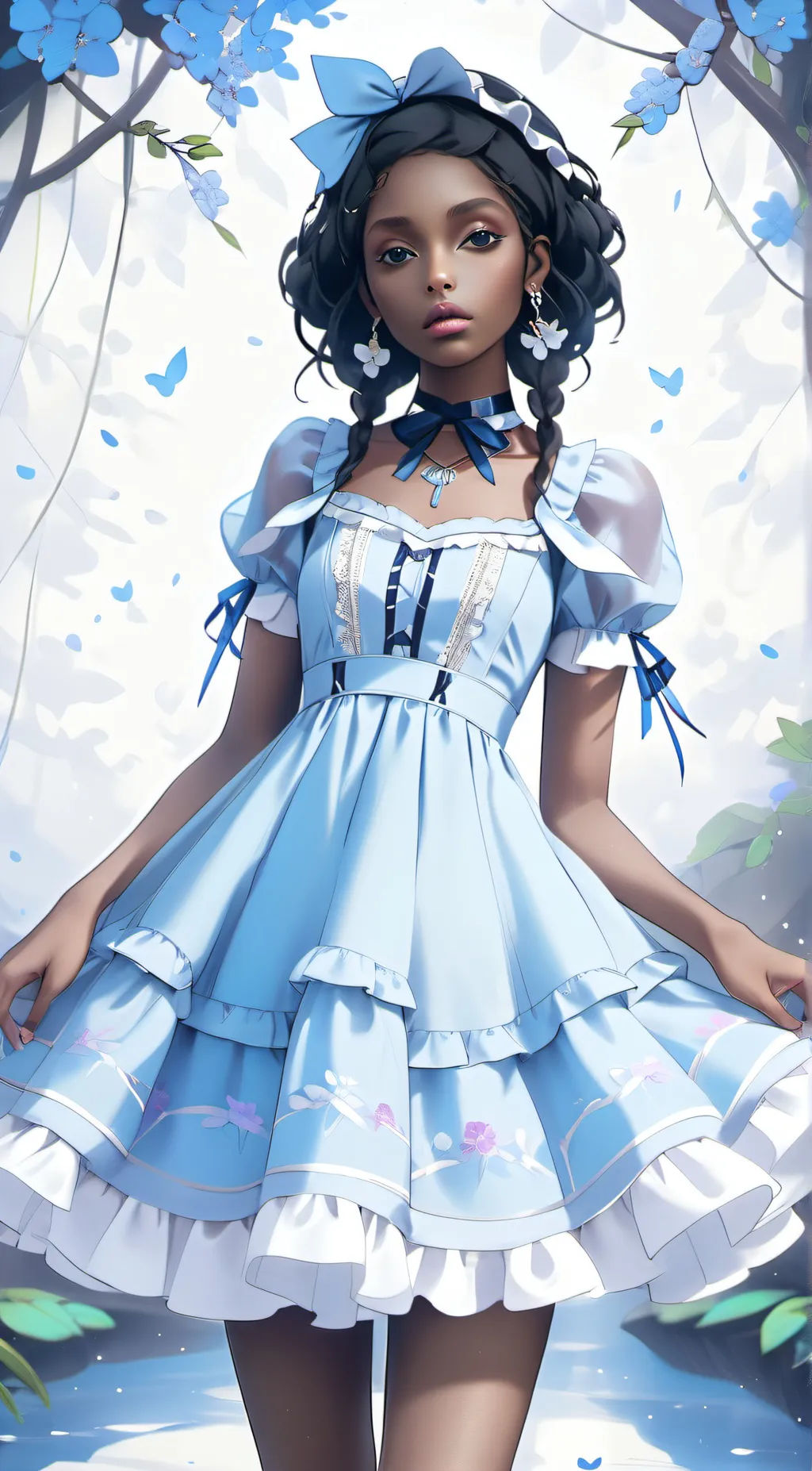 ai character: ariana background