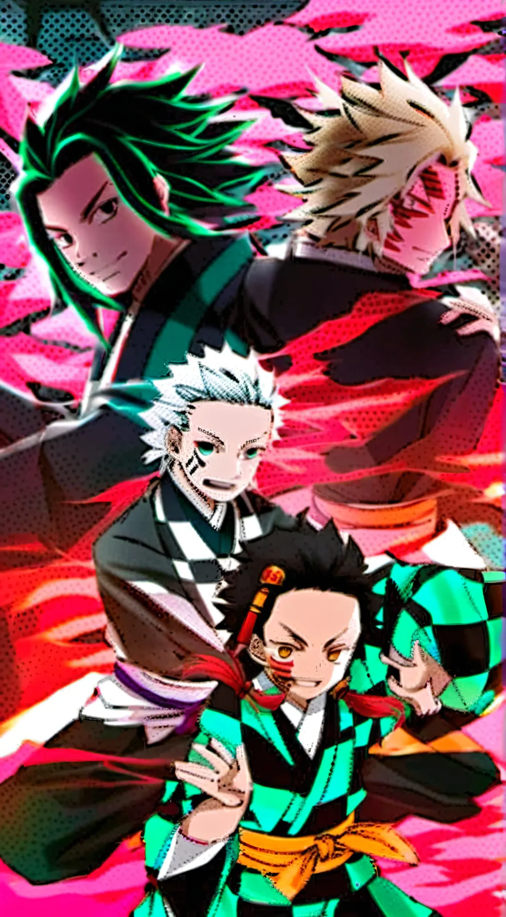 ai character: demon slayer background