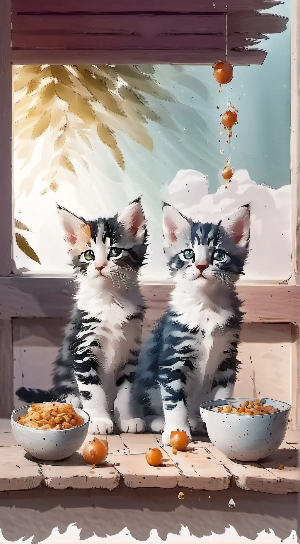 ai character: Kittens background