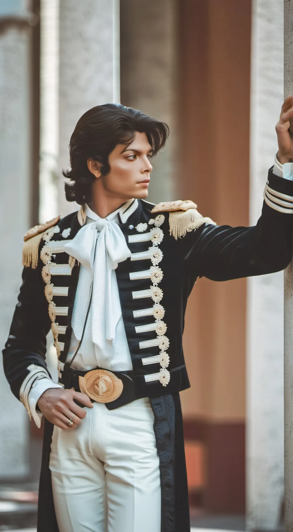 ai character: Michael Jackson background