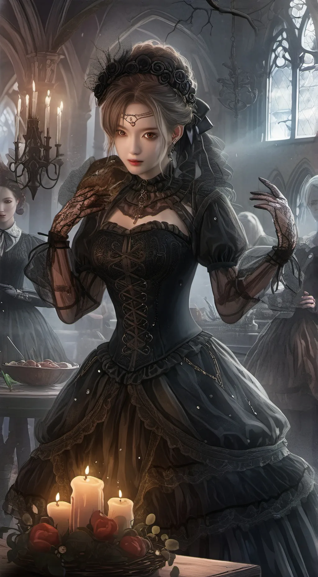 ai character: lily background