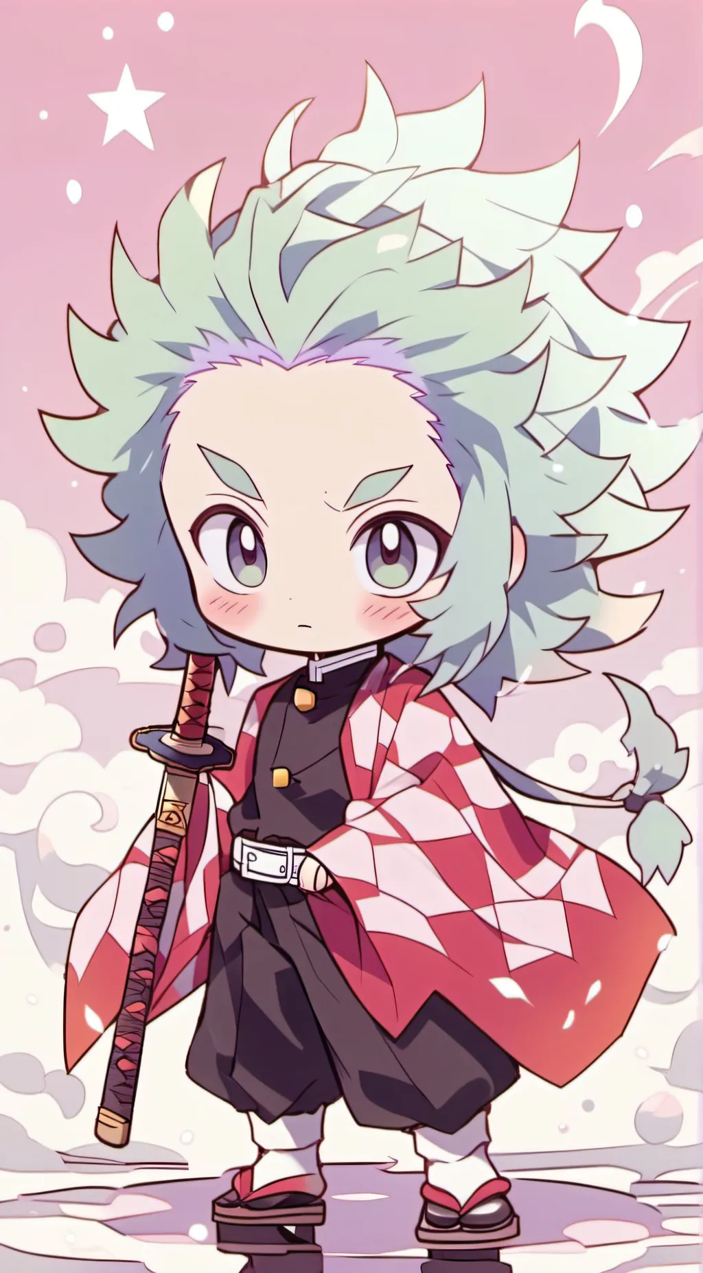 ai character: uwucat xdemon slay background