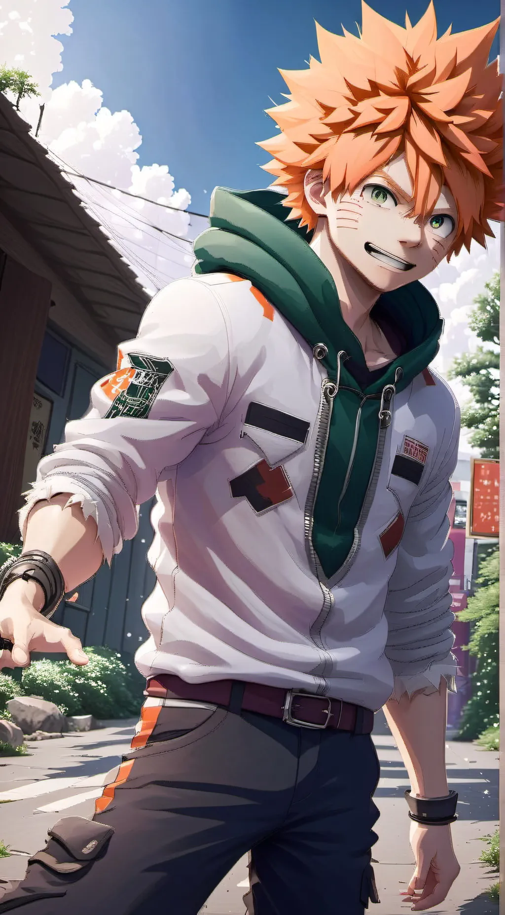 ai character: Bakugo background
