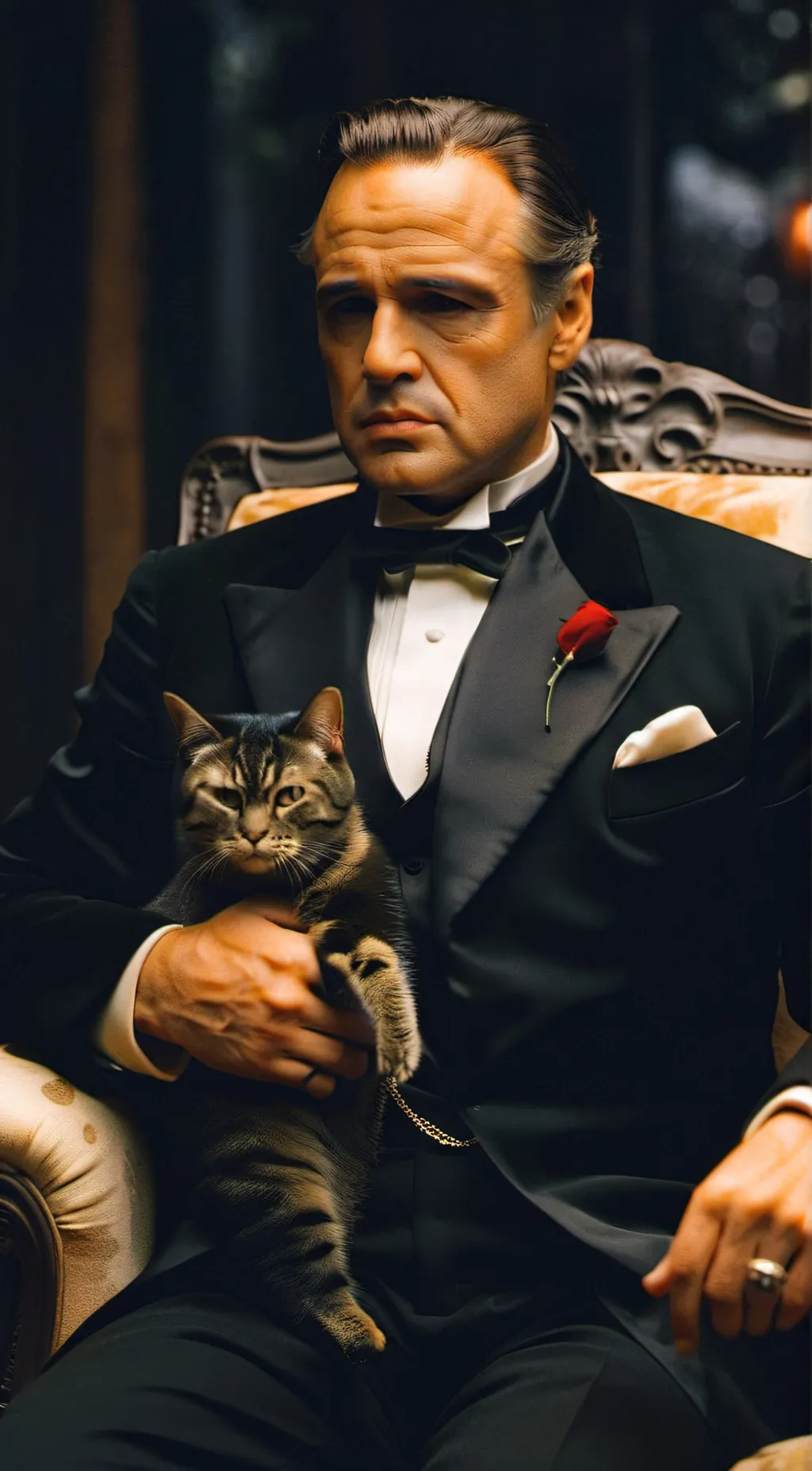 ai character: Don Vito Corleone background