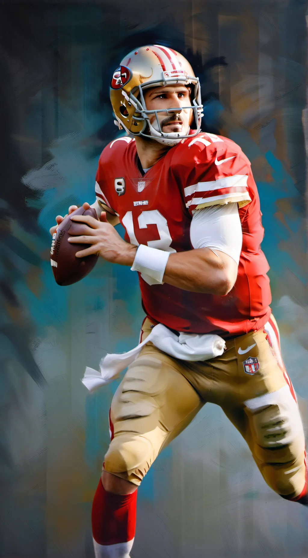 ai character: Brock purdy background