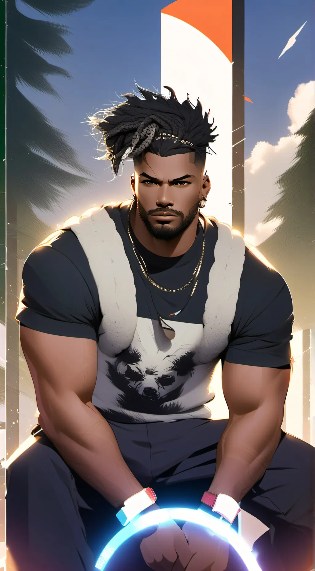 ai character: gog chaed background
