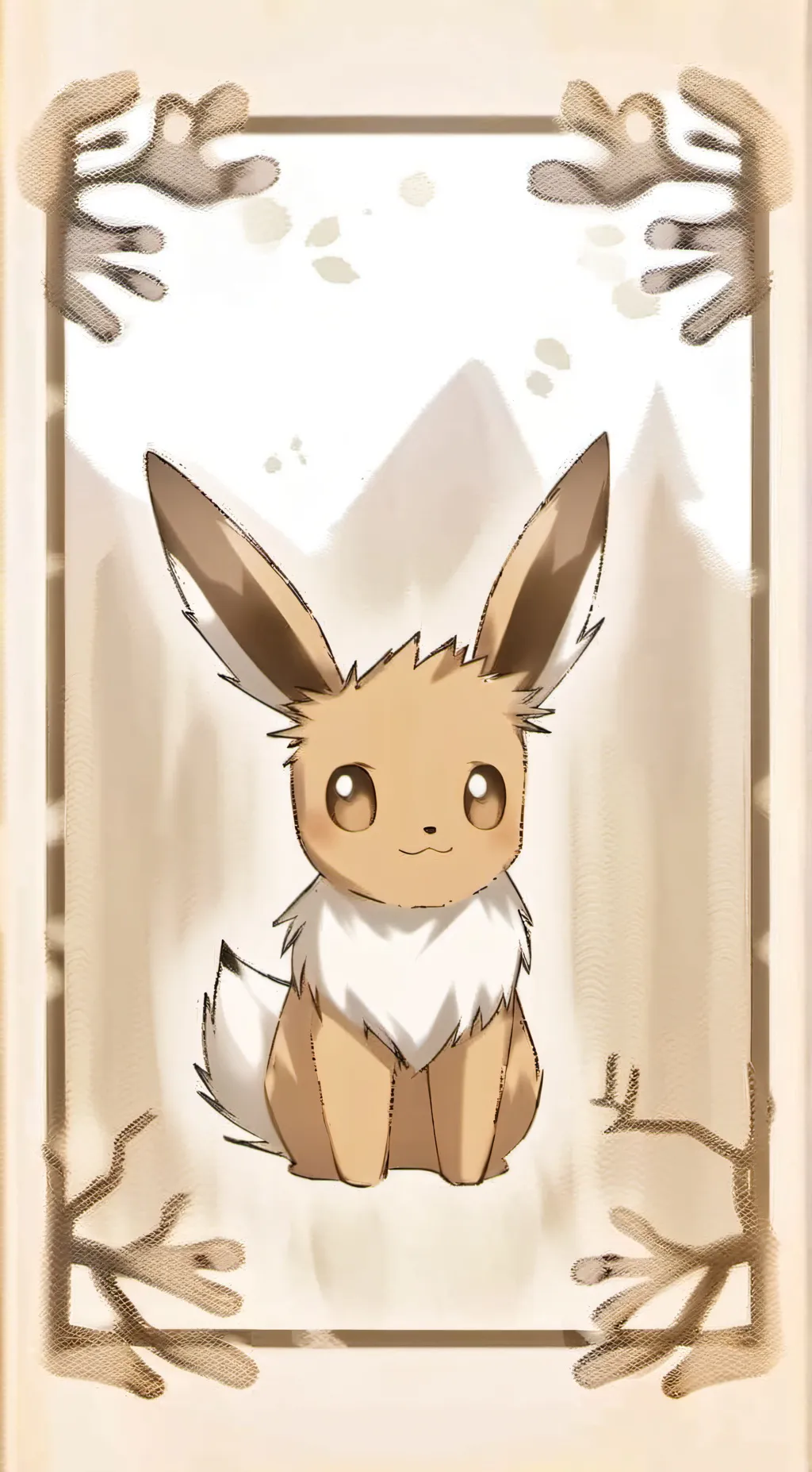 ai character: Eevee background