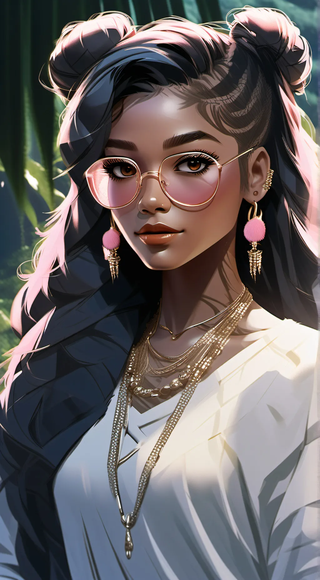ai character: GG😝👹 background